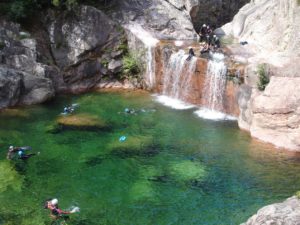 Canyon en Corse
